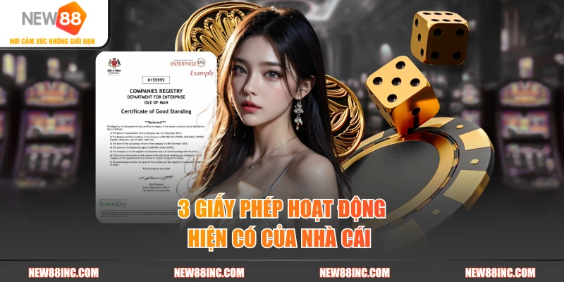 3 yếu tố để nhà cái được cấp giấy phép