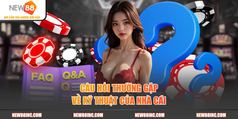 Câu hỏi thường gặp về kỹ thuật của nhà cái