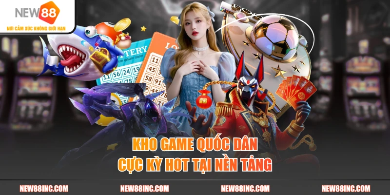 Kho game quốc dân cực kỳ hot tại nền tảng