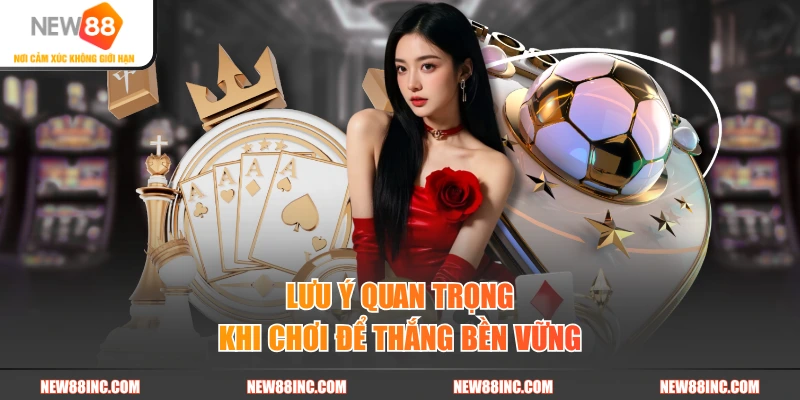 Lưu ý quan trọng khi chơi để thắng bền vững