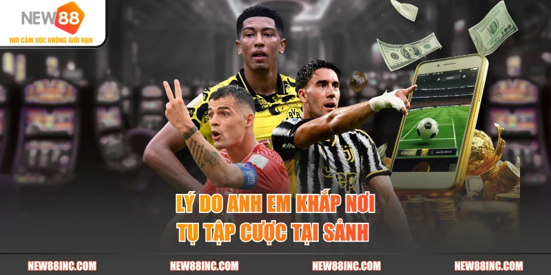 Lý do anh em khắp nơi tụ tập cược tại sảnh